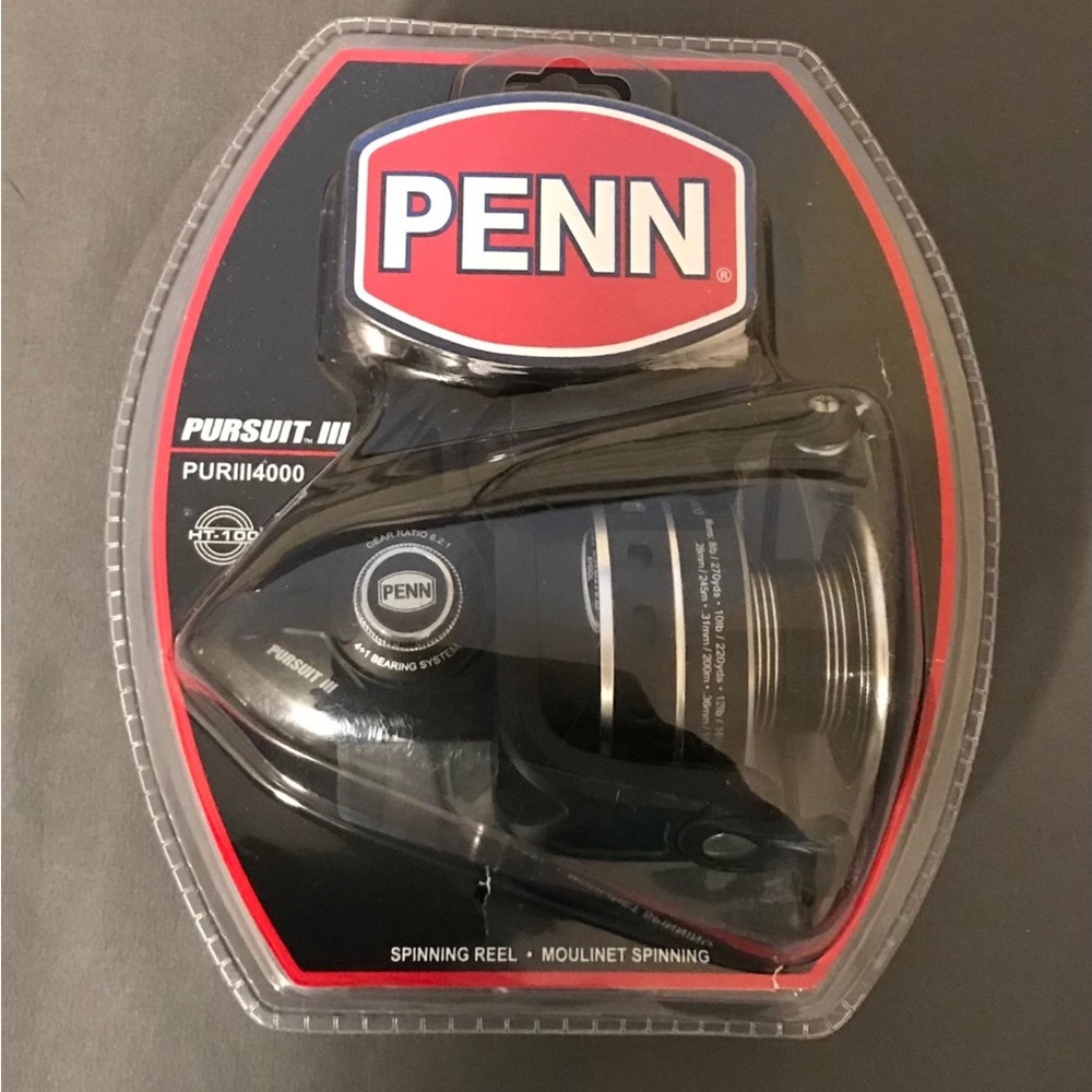 Penn Pursuit III PURIII4000 HT-100 5.6:1 Spinning Reel